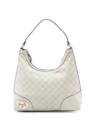 Gucci Pre-Owned 2016-2026 Guccissima Lovely shoulder bag - White