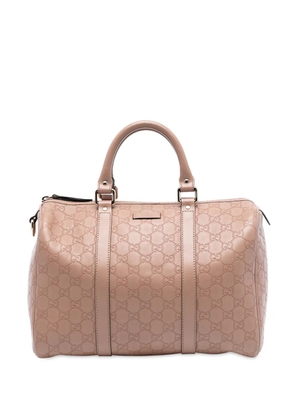 Gucci Pre-Owned 2016-2025 Medium Guccissima Joy boston bag - Brown