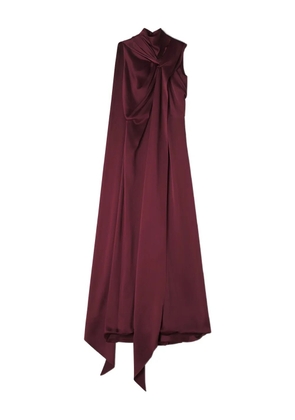 Lanvin high-neck twisted jumpsuit - Red