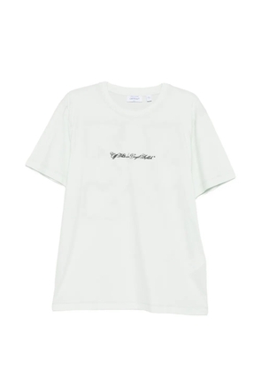Off-White script Arrow T-shirt - Green