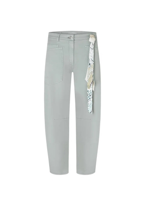 Cambio scarf-detail trousers - Green