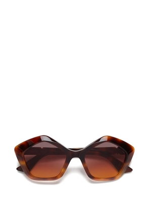 Marni Eyewear x RETROSUPERFUTURE Eluvi geometric-frame sunglasses - Brown