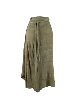 Polo Ralph Lauren Vintage Wrap linen skirt - Green