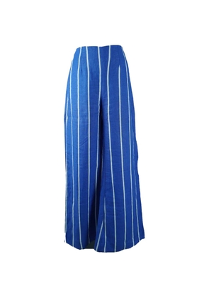 Faithfull the Brand striped linen trousers - Blue