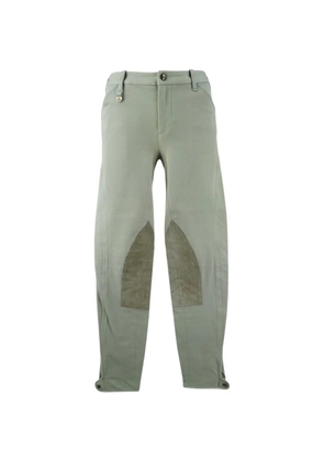Polo Ralph Lauren Vintage Riding leather-patches trousers - Green