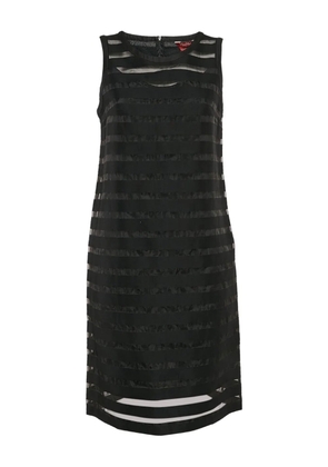 Max Mara striped mini dress - Black