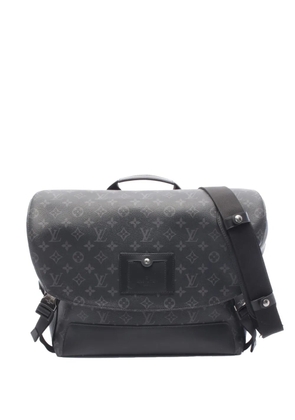 Louis Vuitton Pre-Owned 2017 Monogram Eclipse Voyager PM crossbody bag - Black