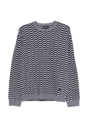 Emporio Armani long-sleeves sweatshirt - Blue