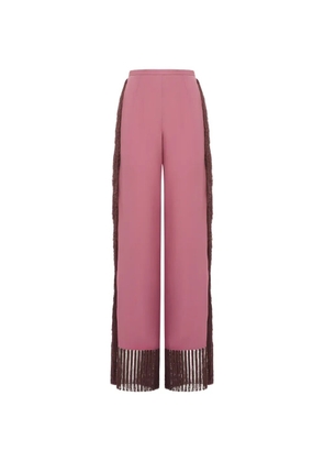 Taller Marmo Alabama fringed trousers - Pink