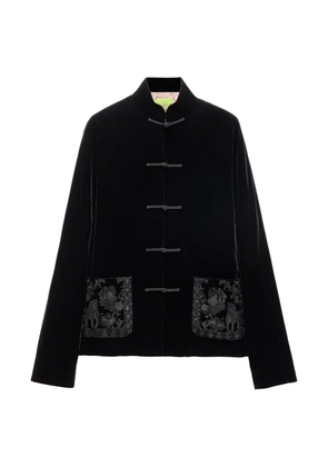 Shanghai Tang embroidered tang jacket - Black