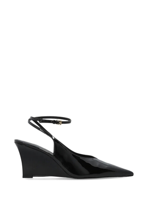 BLACK SUEDE STUDIO 70mm Eliana pumps