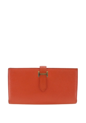Hermès Pre-Owned 2015 Epsom Bearn Soufflet Wallet long wallets - Orange