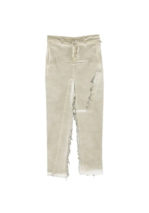 Rick Owens DRKSHDW distressed skirt - Neutrals