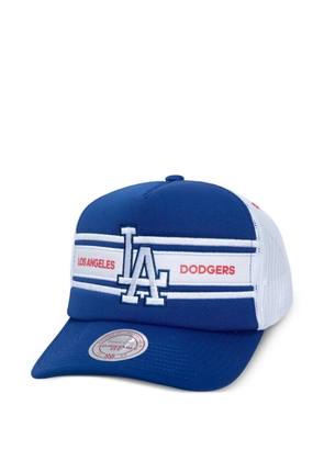 Mitchell & Ness MLB Sideline striped trucker cap - Blue