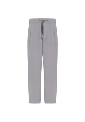Giorgio Armani drawstring pleated trousers - Grey