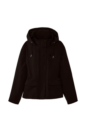 Calvin Klein zip-fastening hooded jacket - Black