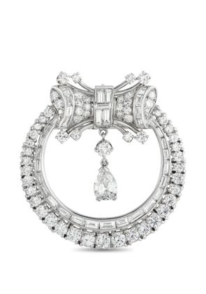 LB Exclusive diamond brooch - Silver