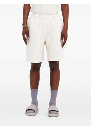 FREEDOM OF SPACE logo track shorts - Neutrals