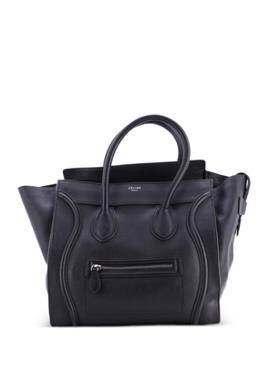 Celine Pre-Owned Luggage Bag Grainy Leather Mini tote bag - Black