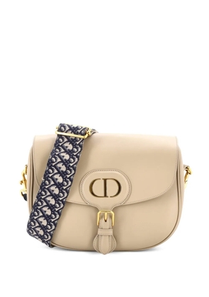 Christian Dior Pre-Owned Bobby Flap Bag Leather Large crossbody bag - Neutrals