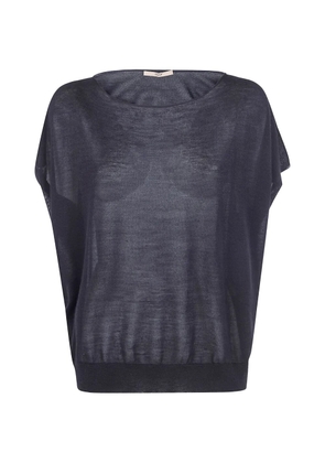 Nuur boat-neck T-shirt - Black