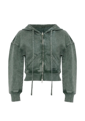 KNWLS zip-fastening hoodie - Green