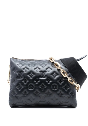 Louis Vuitton Pre-Owned 2021-2025 Monogram Embossed Puffy Lambskin Coussin PM satchel - Black