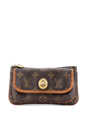 Louis Vuitton Pre-Owned Tikal Wristlet Pochette Monogram Canvas clutch bag - Brown