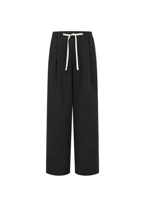 TOMBOY drawstring-waist trousers - Black