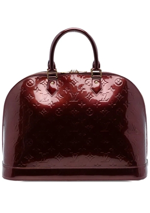 Louis Vuitton Pre-Owned 2010 Monogram Vernis Alma GM handbag - Red