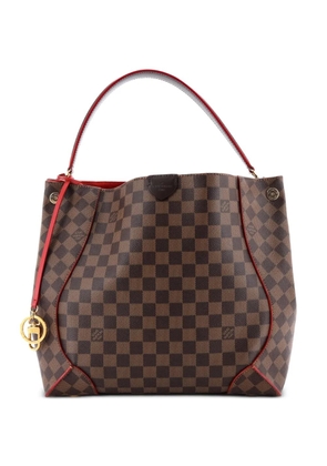 Louis Vuitton Pre-Owned Caissa Damier with Leather hobo bag - Brown