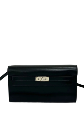 Hermès Pre-Owned 2023 Box Calf Kelly To Go Wallet crossbody bag - Black