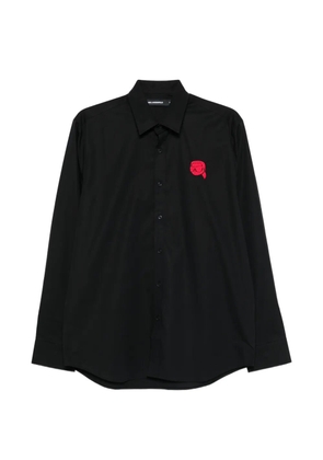 Karl Lagerfeld embroidered shirt - Black