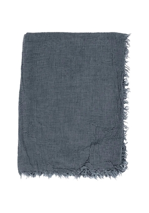 GOIA frayed scarf - Blue