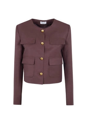 P.A.R.O.S.H. pocket-button jacket - Purple