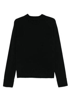 sacai round-neck sweater - Black