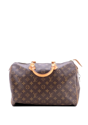 Louis Vuitton Pre-Owned Speedy Handbag Monogram Canvas 35 satchel - Brown
