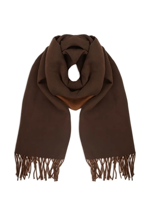 GOIA fringed scarf - Brown