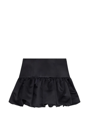 GANNI ruffled mini skirt - Black