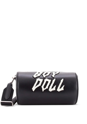 Celine Pre-Owned Cylinder Leather with Applique shoulder bag - Black