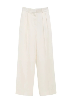 LOEWE pleated trousers - White