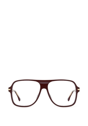 Victoria Beckham Eyewear square-frame glasses - Brown