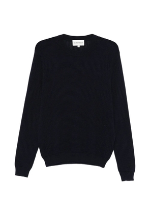BOMPARD waffle-knit round-neck sweater - Blue