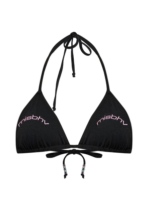 MISBHV logo-detail bikini top - Black