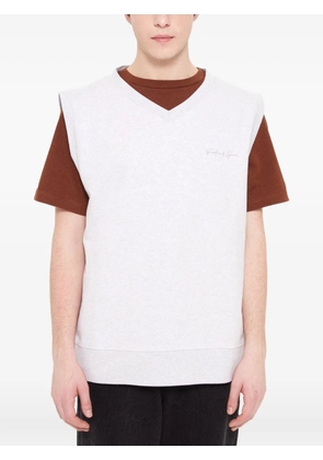 FREEDOM OF SPACE V-neck logo vest - Grey