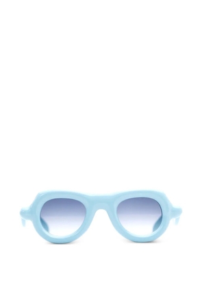 Paloceras Pebble oval-frame sunglasses - Blue