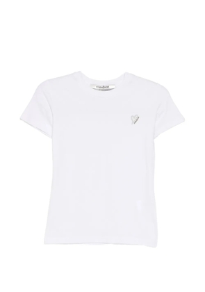 Kimhekim heart-patch T-shirt - White