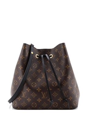 Louis Vuitton Pre-Owned NeoNoe Handbag Monogram Canvas with Leather MM bucket bag - Brown