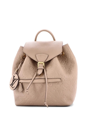 Louis Vuitton Pre-Owned Montsouris NM Monogram Empreinte Leather PM backpack - Neutrals