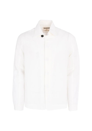 Marané concealed-fastening shirt jacket - Neutrals
